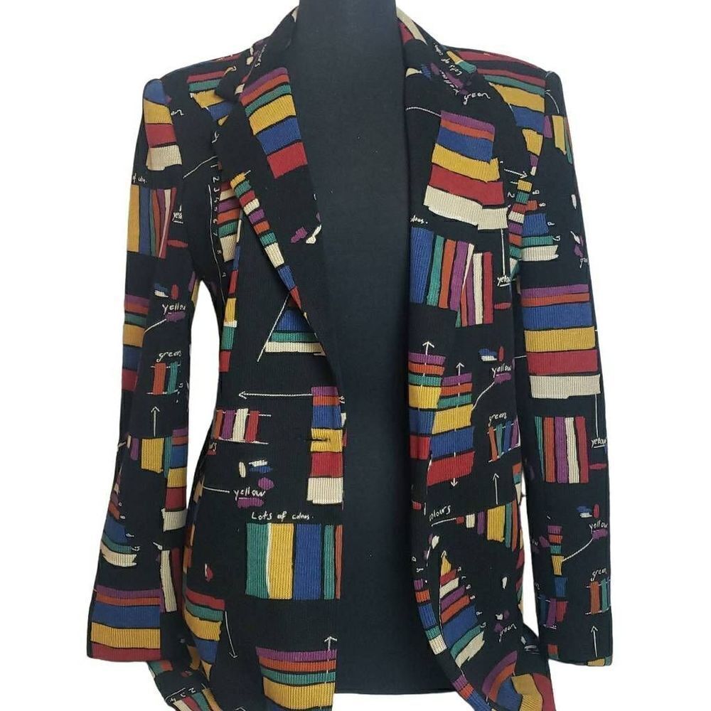‎Vintage Giancarlo Ferrari Multicolored Blazer